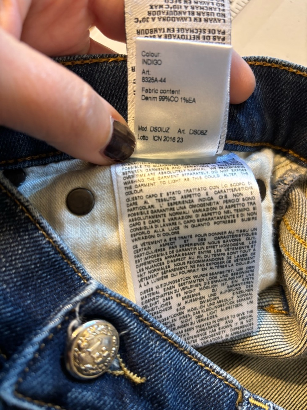 R13 Jane Jeans Size 29 Ankle Dark Denim Elevated Basic Distressed Quiet Luxury - Picture 14 of 17